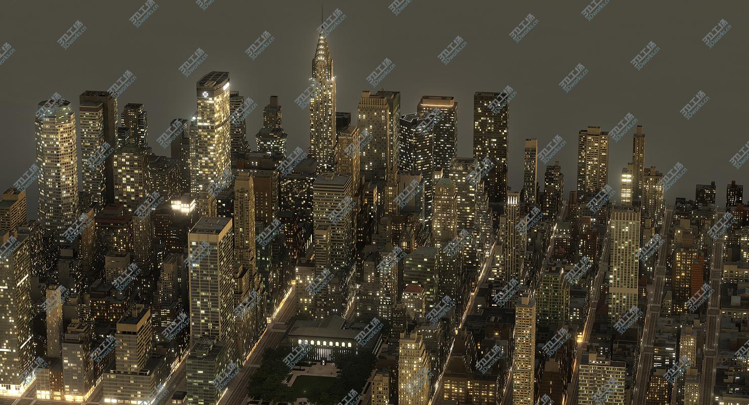 images/goods_img/20210113/Manhattan District Night block01 Low Poly/3.jpg